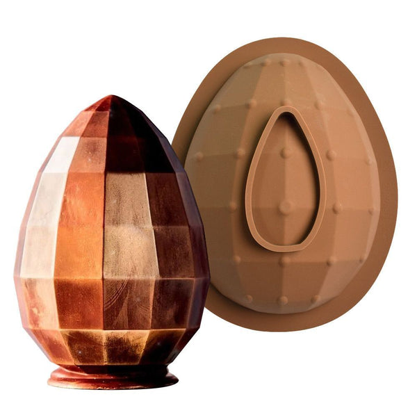 Diamond Half Egg Chocolate Molds Mousse Mould Easter Egg Silicone Mold