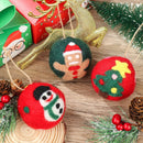 Scene Decoration Christmas Wool Ball Xmas Drop Hanging Pendant Felt Poke