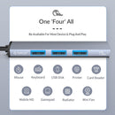 ORICO AH13 Type-C to USB3.0 Hub High Speed Transmission Extension Adapter
