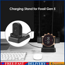 USB Charging Cable Base Smartwatch Charger Dock for Fossil Gen 5/4 HR Sport