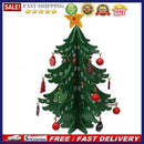 Mini Cute Decorative Merry Christmas Tree Party Ornament Festival Wood Kid Gi