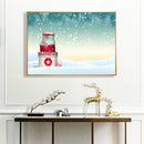 Snowfield Oil Paint By Numbers Hand Painted Wall Art Craft Home Decoration Gifts