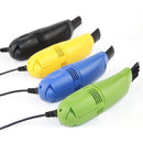 Mini USB Vacuum Keyboard Dust Cleaner for Laptop Computer PC(Random Color)