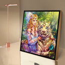 Diamond Painting Partial Special Starfish Beauty and the Tiger of