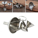 3 In 1 Portable Steel Mini Metal Funnel Set Kitchen B9F1 I2Q9 N L0S8