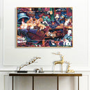 Oil Paint By Numbers Picture DIY Painting Lovely Cat Drawing on Canvas Art