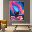 5D Rhinestone Diamond Painting DIY Jumping Dolphin Mosaic Wall Picture Craft