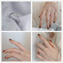 Gift Adjustable Alloy Women Line Rings Geometric Ring Opening Simple