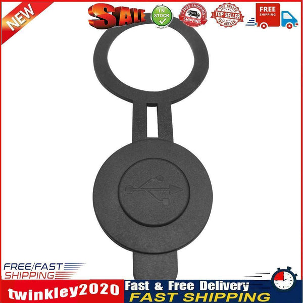 30mm Dia Round Waterproof Dust Cover for Dual USB Car Motorcycle Charger Newly