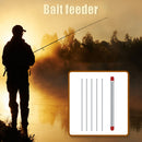 5pcs Portable Hollow Earthworm Hooking Needle Stainless Steel Worm Upper Needles