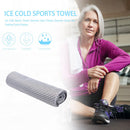 Ice Cold Towel Summer Outdoor Fitness Quick Dry Cooling Towel (Light Grey) Newly