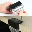 LED Solar Powered Fence Wall Lights Garden Lamp Step Path Decking Outdoor M0K5