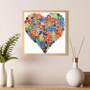 5D DIY Special Shaped Diamond Painting Love Embroidery Mosaic Kits Wall Decor