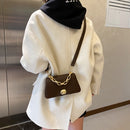 Street Alligator Messenger Bag PU Leather Women Clasp Chain Shoulder Clutch Tote