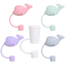 Proof Silicone Straw Plug Drinking Dust Cap Cup Accessories Cartoon Plugs Cover