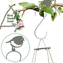 Bird Art Deco Metal Silhouette S-shaped Hanging Hook Garden DIYNEW Decor Z7A4