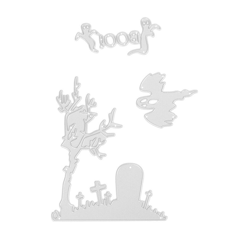 3pcs Halloween Cutting Dies Stencils Scrapbook Embossing DIY Card (MS-495)-23234