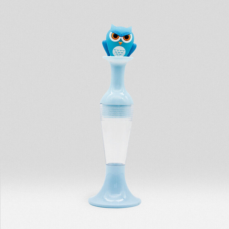 Vase 5D Diamond Painting Point Drill Pen DIY Craft (Blue Owl no Drill)