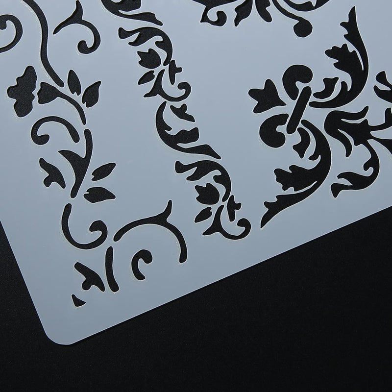 Hollow Ruler Theme Template DIY Photo Album Drawing Tool Lace Edge