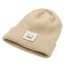 Winter Women Men Knit Ski Beanie Ball Wool Cuff Hat Ski Cap (Beige)