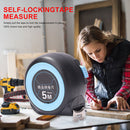 Retractable Steel Tape Measure Distance Measuring Ruler Blue (5m x 25mm) Newly