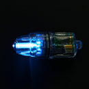 Underwater Deep Fall LED Fish Draws License Plate Bait LED Bait Light Blue
