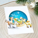 DIY Stamp Embossing Lamb Newborn Metal Frame Cutting Die Clear Silicone Seal