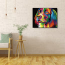 Painting By Numbers DIY Distracted Color Dog Hand Painted Artwork Picture