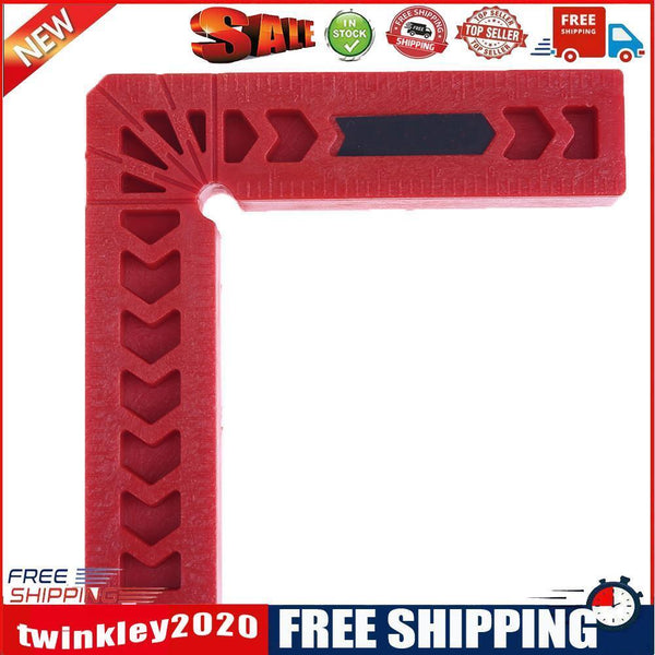 L Shape Right Angle Ruler Carpentry Measuring Gauges Positioning Tool(4inch