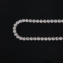 Pendant Dazzling Shiny Bling Elegant Crystal Zircon Necklace Cuban Chain