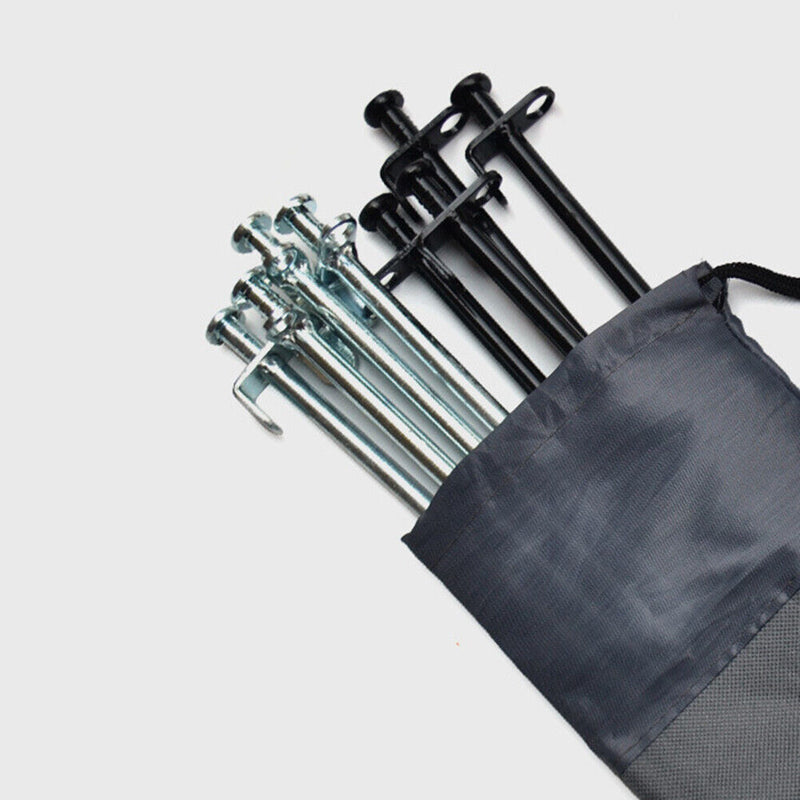 Tent Pegs Bag Camping Wind Rope Tent Nail Storage Pouch Travelling Accessorie