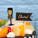 Party Graduation Cake Topper Bachelor Cap Cake Decorations Cupcake Toppers