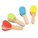 Castanets Musical Instruments Baby Wooden Clapper Educational Gift Random Color