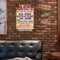 Blues Festival Plate Metal Tin Sign Plate for Bar Pub Club Cafe Wall Home Decor