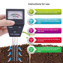 2 in 1 Garden Soil Fertility Analyzer with Probe Plant Moisture PH Sensor
