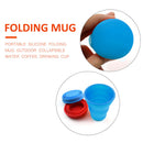 Portable Silicone Folding Mug Retractable Collapsible Anti-Drop Water Teacups