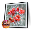 5D Mosaic Flowers Birds Full Round Drill Diamond Drawing Art Painting Handicr