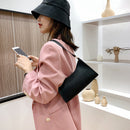 Alligator PU Women Handbag Tote Office Lady Shoulder Underarm Bags (Black)