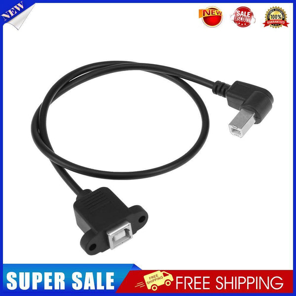 Elbow Connector USB-B/F to USB-B/M Charging Data Cable for Printer Scanner
