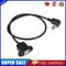Elbow Connector USB-B/F to USB-B/M Charging Data Cable for Printer Scanner
