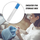 Knitting Needle Storage Organizer Hand Sewing Needle Storage Tube (Blue) Newly