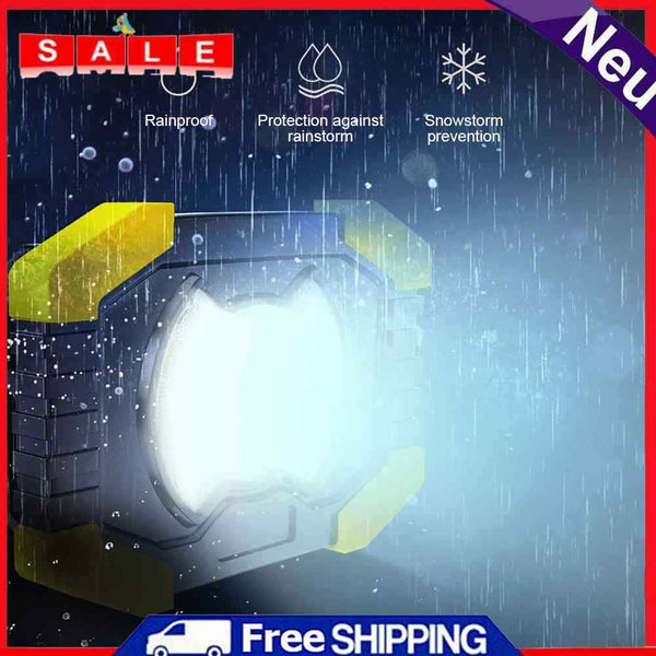 Outdoor Solar COB LED Work Light Flashlight Waterproof Portable N