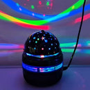 Rotating Projector Lamp Stage Bedroom LED Night Light (Starry Sky Black) Newly