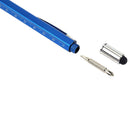 Ballpoint Pen Screwdriver Ruler Spirit Level Multifunction Pen(Blue) Newly