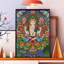 Cross Stitch Kit Buddha Portrait 3-Beach Cotton Thread 11CT DIY Embroidery Set