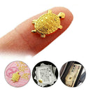 Money Turtle Small Golden Tortoise Defensive Blessing L9Y6 Fortune R3K9 K5M5