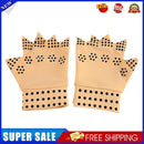 1 Pair Magnetic Therapy Fingerless Gloves Arthritis Pain Relief Tool (White