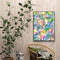 Colorful Leaves Oil Paint By Numbers Kits Canvas Picture Wall DIY Craft Color