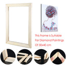 Wood Sticks Photo Canvas Oil Painting Artworks Display Frame (24x34cm) Newly