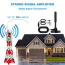 HDTV HD Indoor Digital TV Antenna Outdoor Aerial Set F Male Connector for DTMB
